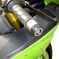 Závaží R&G Racing do řidítek pro motocykly KAWASAKI. černá (pár)